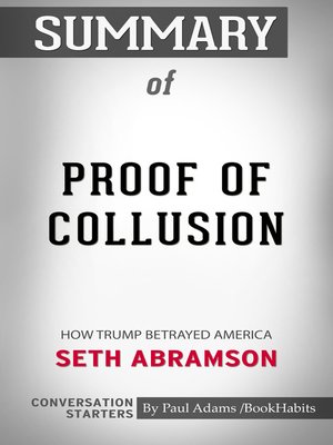 cover image of Summary of Proof of Collusion